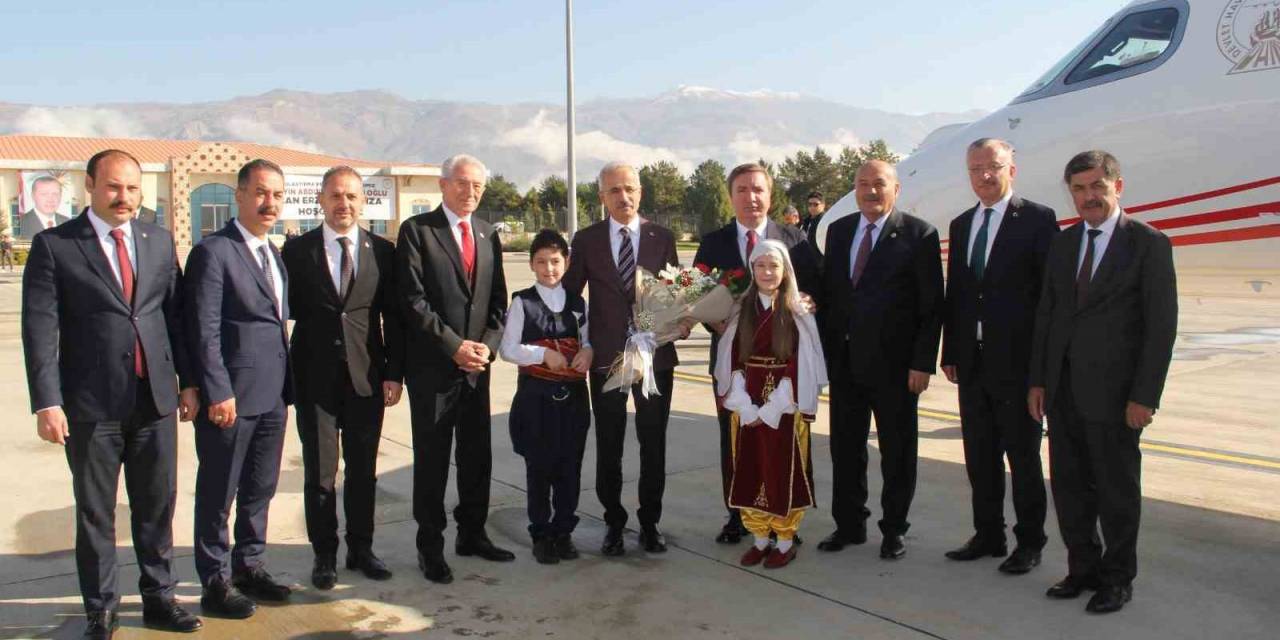 Ulaştırma Ve Altyapı Bakanı Uraloğlu, Erzincan’da