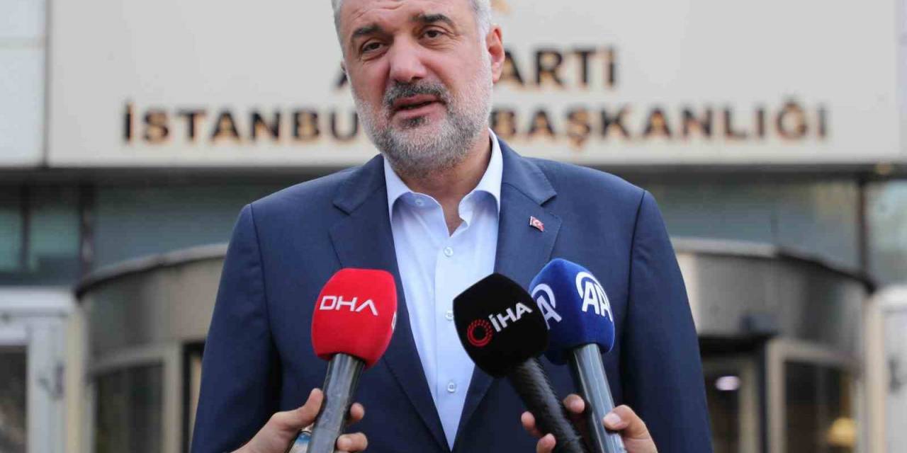 Ak Parti İstanbul İl Başkanı Kabaktepe’den "büyük Filistin Mitingi” İle İlgili Açıklama