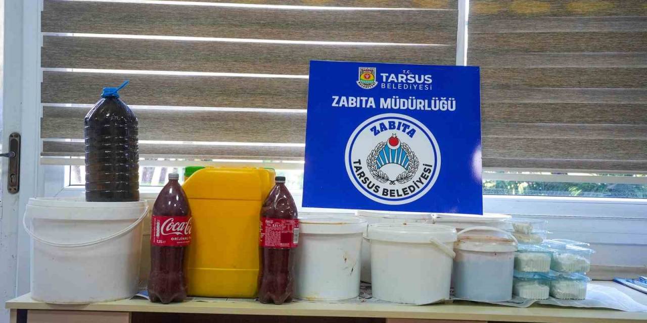 Tarsus’ta Etiketsiz, Menşei Belli Olmayan 700 Kilogram Ürün Ele Geçirildi