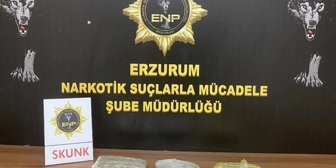Erzurum’da Uyuşturucu Operasyonu