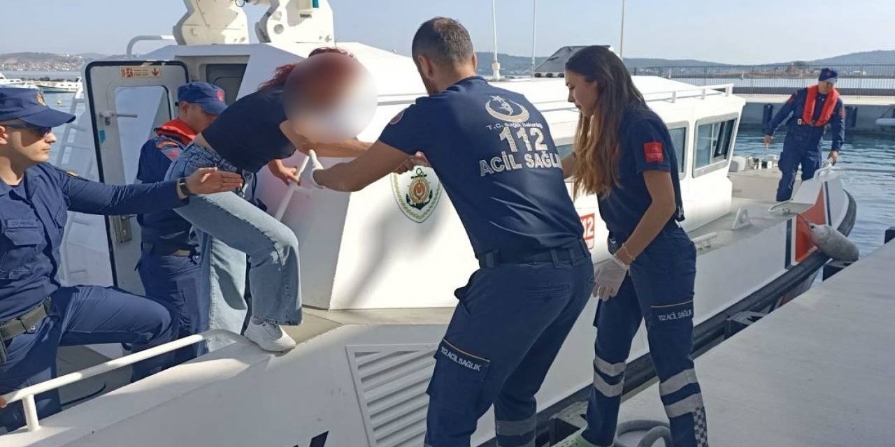 Ayvalık Açıklarında 1 Şahsın Tıbbi Tahliyesi Gerçekleştirildi