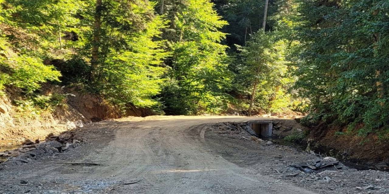 Selde Hasar Gören Yollar Onarılıyor