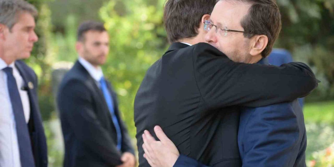 Fransa Cumhurbaşkanı Macron, İsrail’de