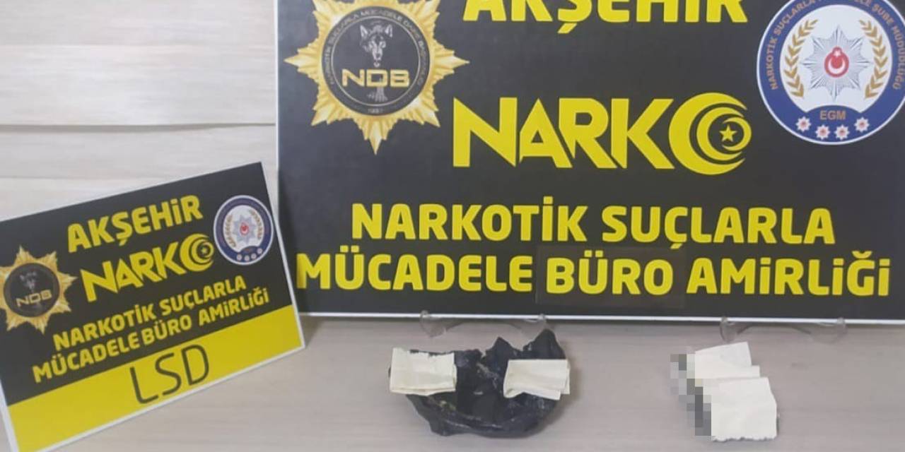 Konya’da Peçeteye Emdirilmiş Uyuşturucu Ele Geçirildi