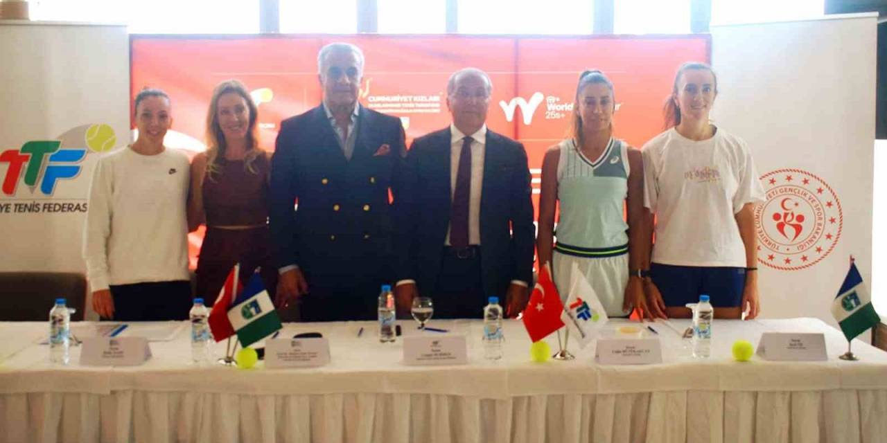 23. Ted Cumhuriyet Kızları Uluslararası Tenis Turnuvası Başladı