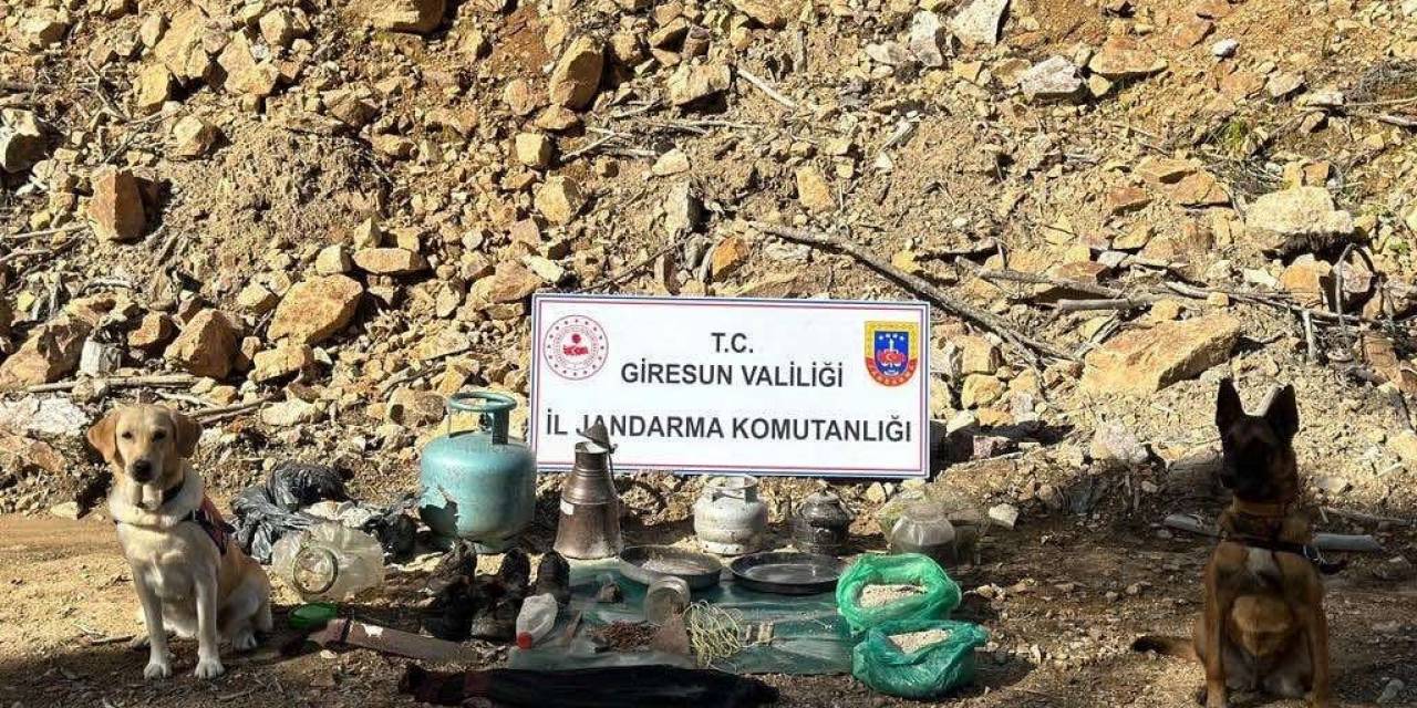 Giresun’da Terör Örgütüne Ait Sığınak Bulundu