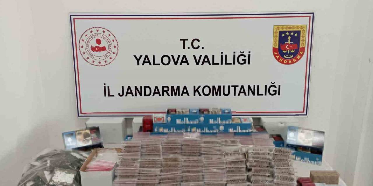 Yalova’da Jandarmadan Kaçak Sigara Operasyonu