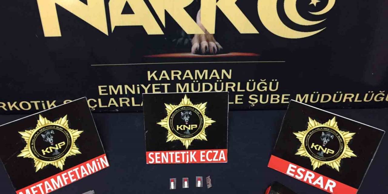 Karaman’da Uyuşturucudan 2 Şüpheli Tutuklandı