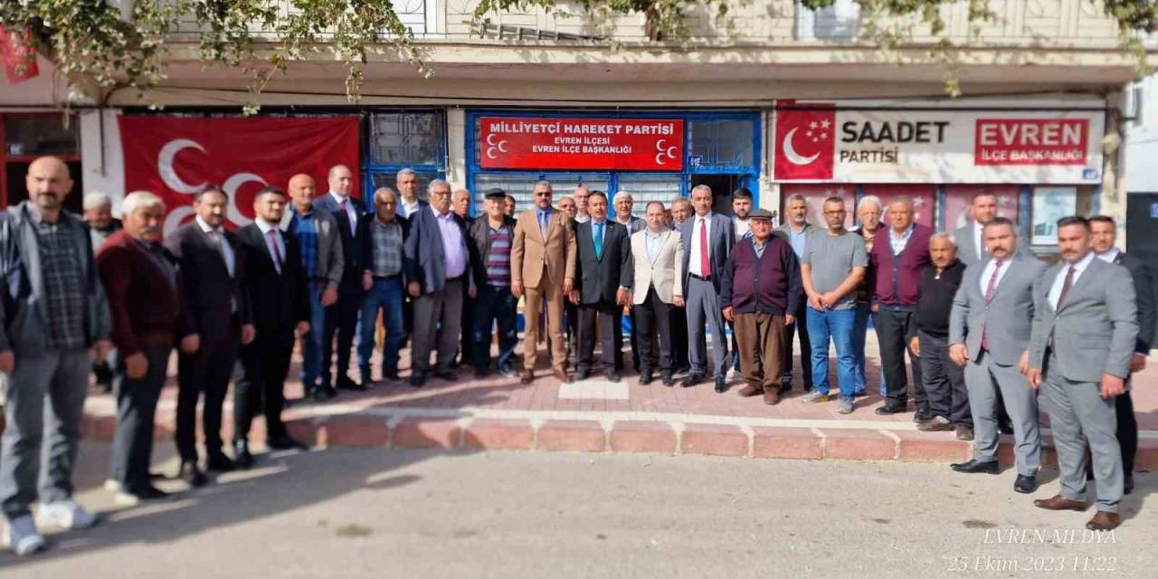 Mhp İl Başkanı Alparslan Doğan’dan Evren Ziyareti