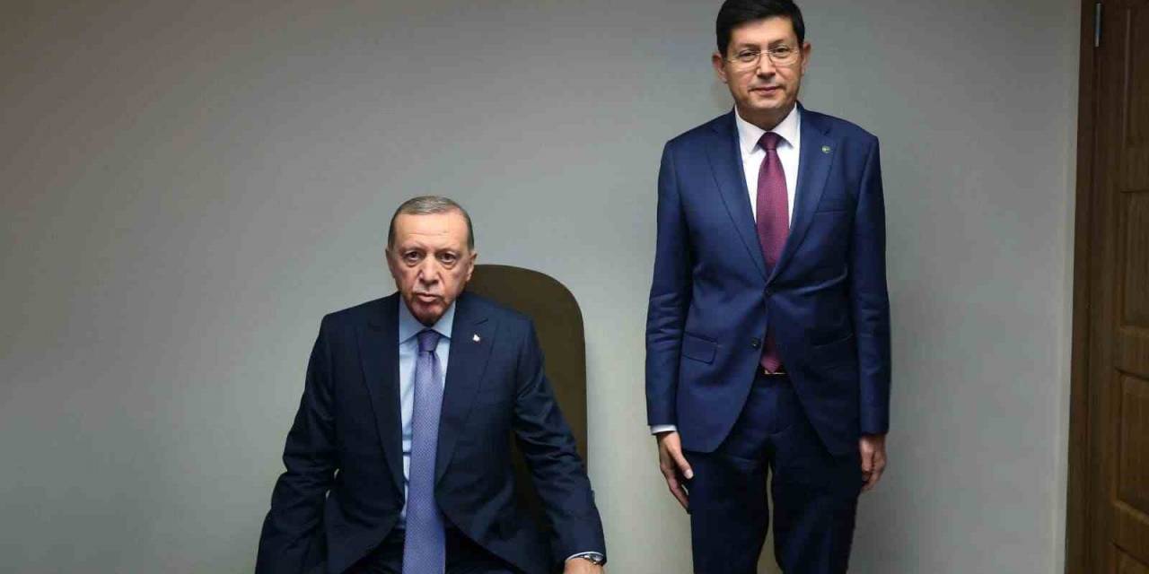 Başkan Özcan, Cumhurbaşkanı Erdoğan İle Görüştü