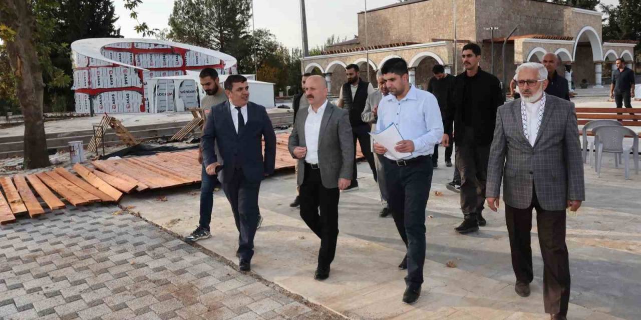 Vali Varol, Adıyaman Şehitliğinde İncelemelerde Bulundu