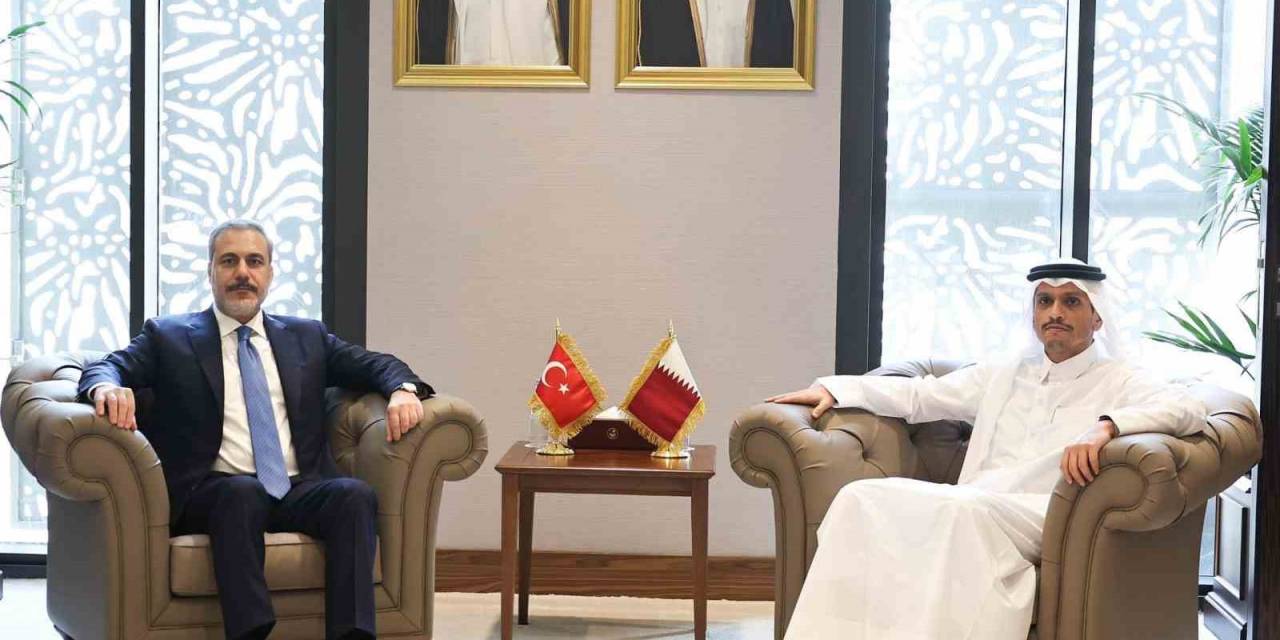 Dışişleri Bakanı Fidan, Katarlı Mevkidaşı Abdurrahman Al Thani İle Görüştü