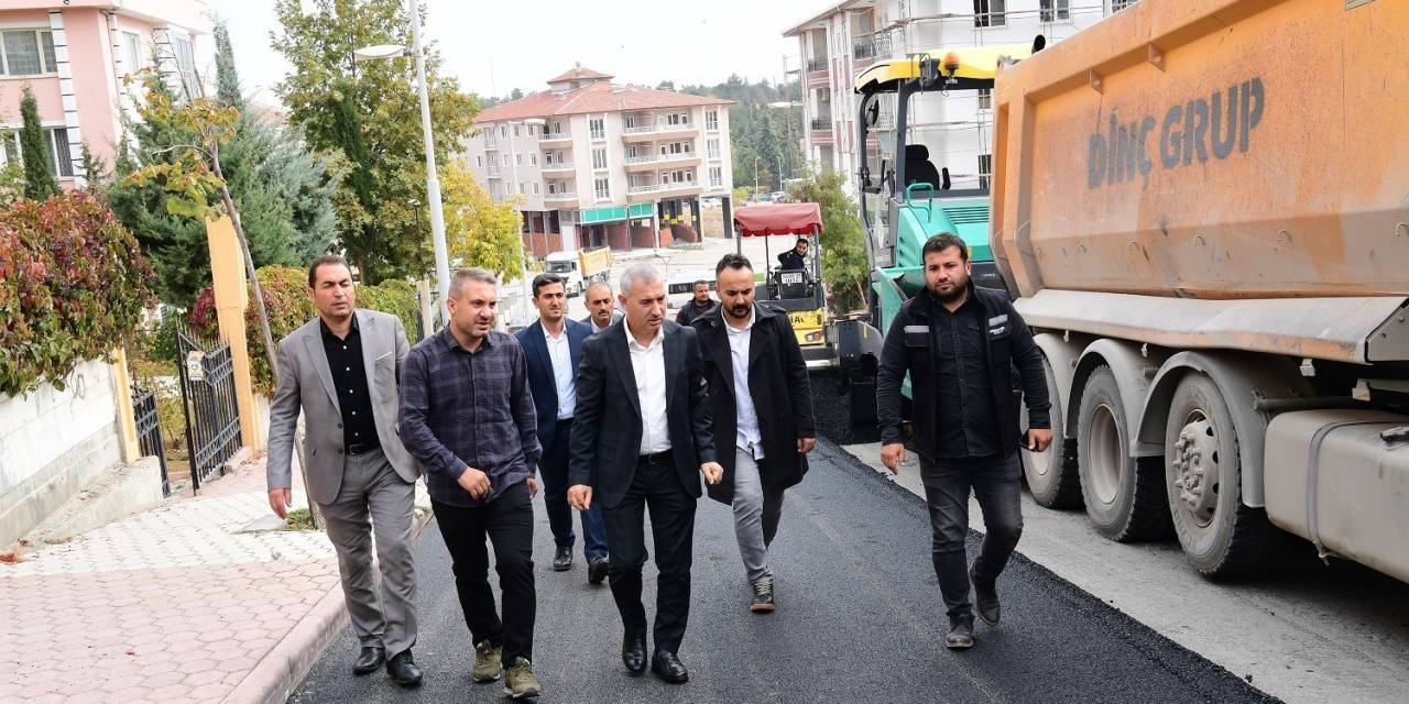 Yeşiltepe’de Asfaltlama Çalışmaları