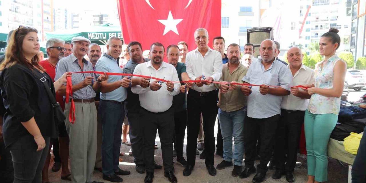 Mezitli’ye Yeni Bir Semt Pazarı Daha Açıldı