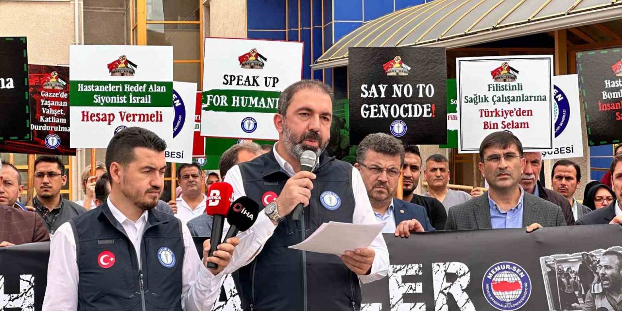 Bursa’da Sağlık Çalışanları Filistin İçin Tek Yürek Oldu