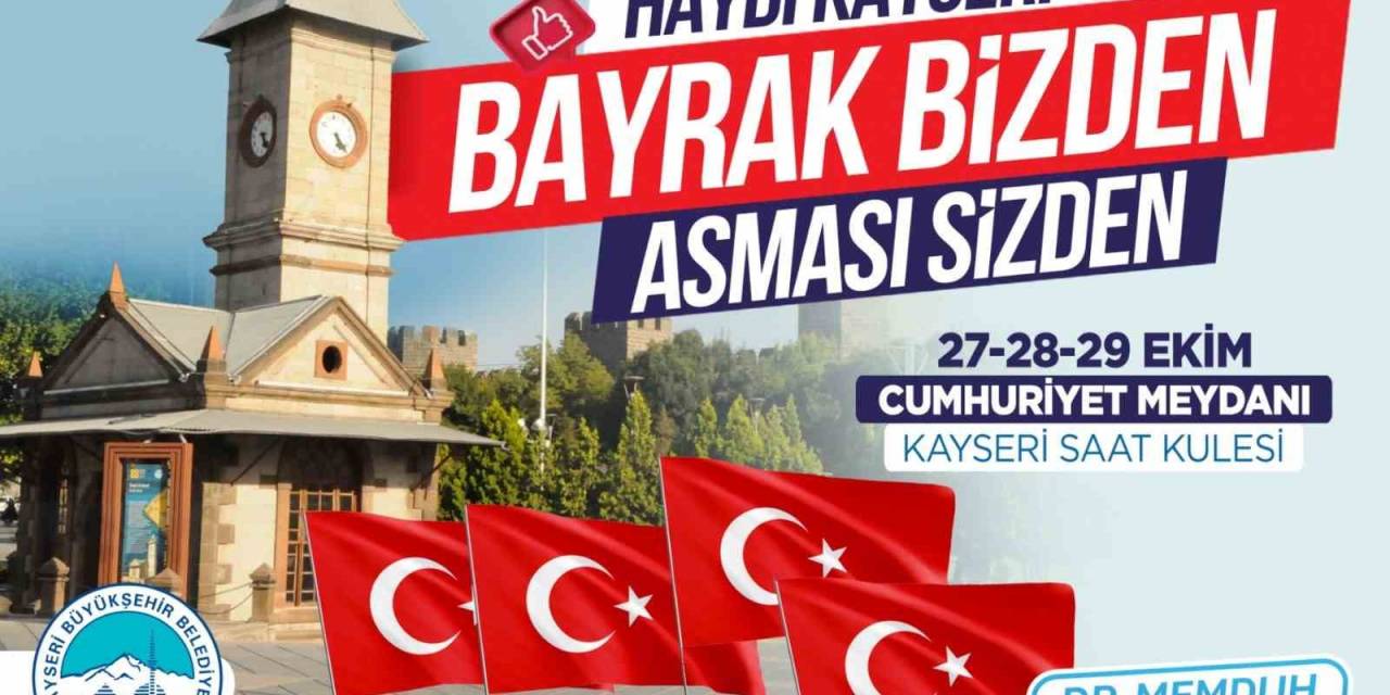 Büyükşehir Vatandaşlara Türk Bayrağı Dağıtacak