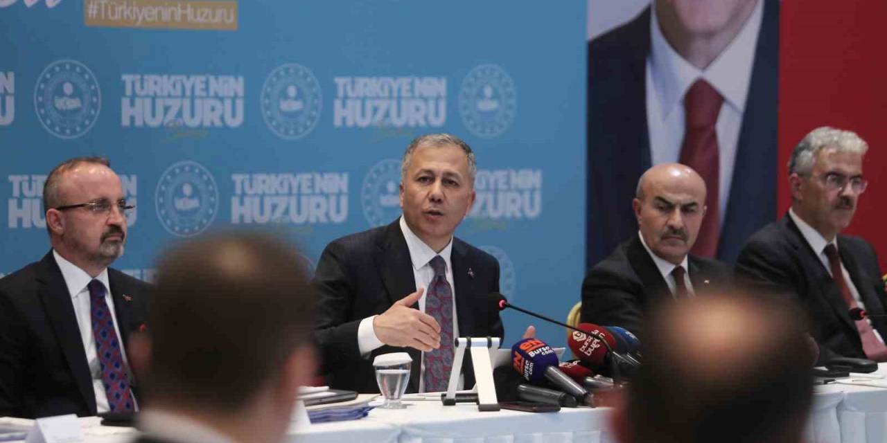 İçişleri Bakanı Yerlikaya, Bursa’nın Son 120 Günlük Operasyon Bilançosunu Açıkladı