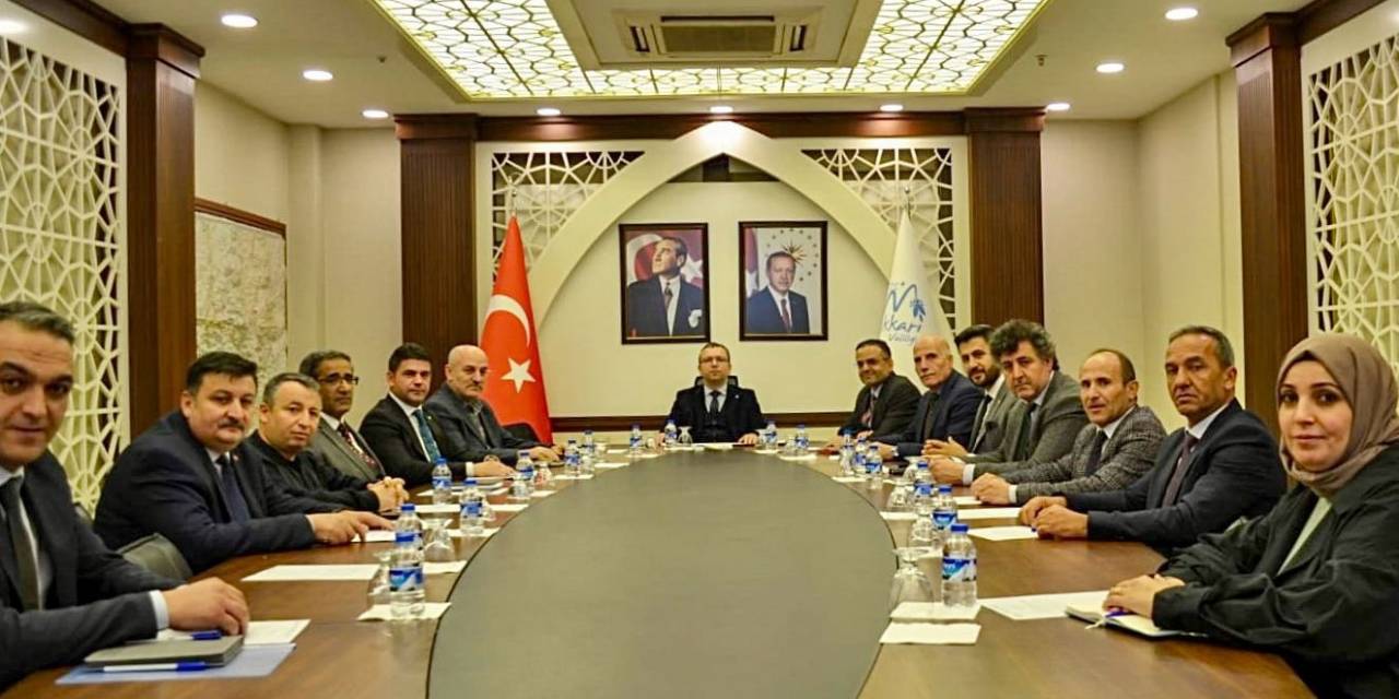 Hakkari’de ‘İstihdam Ve Mesleki Eğitim Kurulu Toplantısı’ Yapıldı