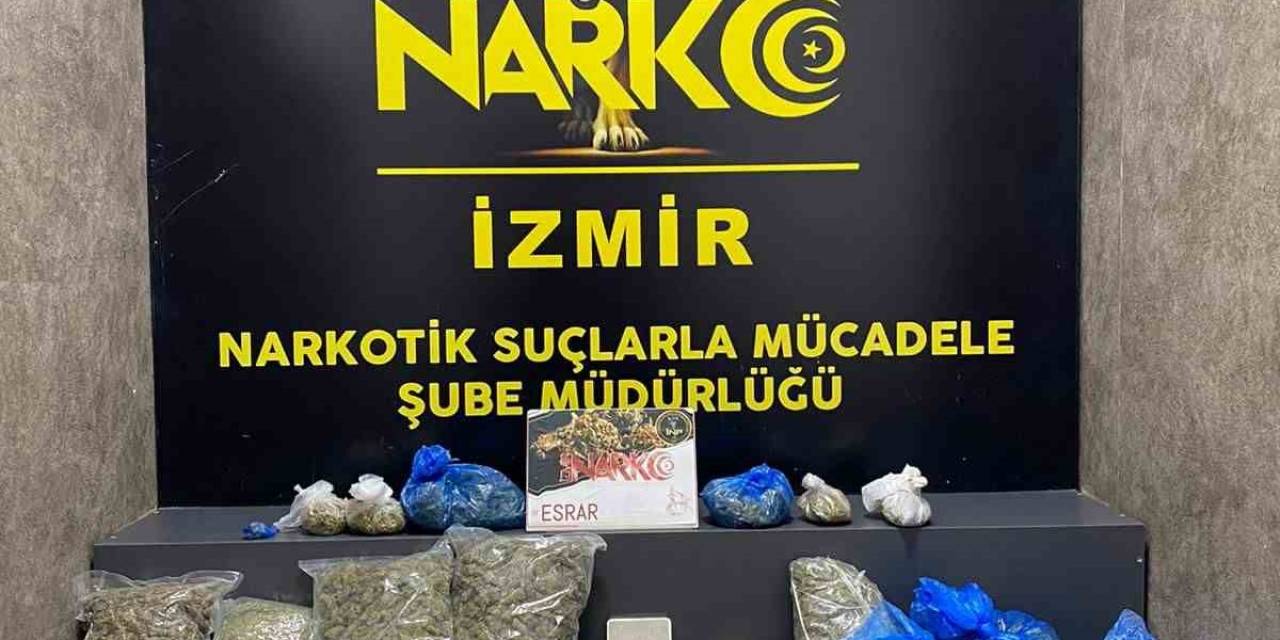 İzmir’in 2 İlçesinde Kilolarca Esrar Ele Geçirildi