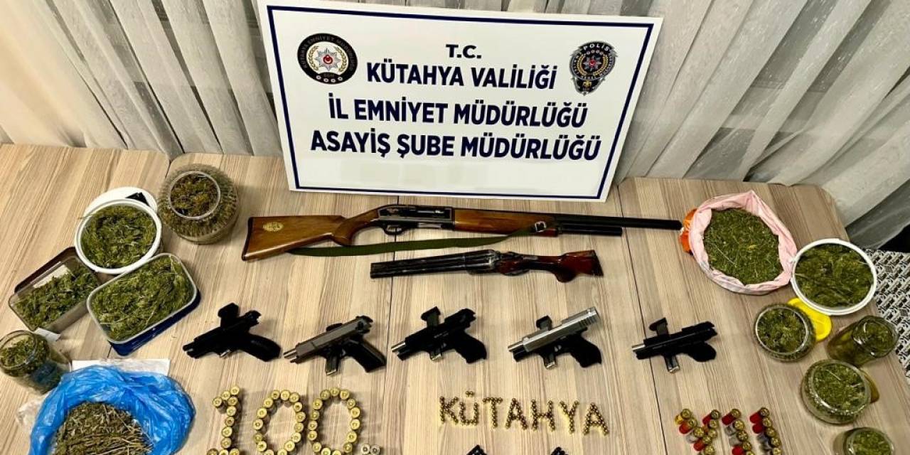 Kütahya’da Darp Ve Silahla Tehdit Olayına Karışan 8 Kişi Gözaltına Alındı