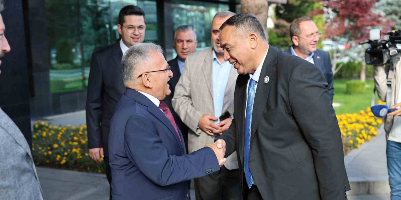 Kardeş Şehir Misrata’nın Belediye Başkanı Ve Heyetinden Başkan Büyükkılıç’a Ziyaret