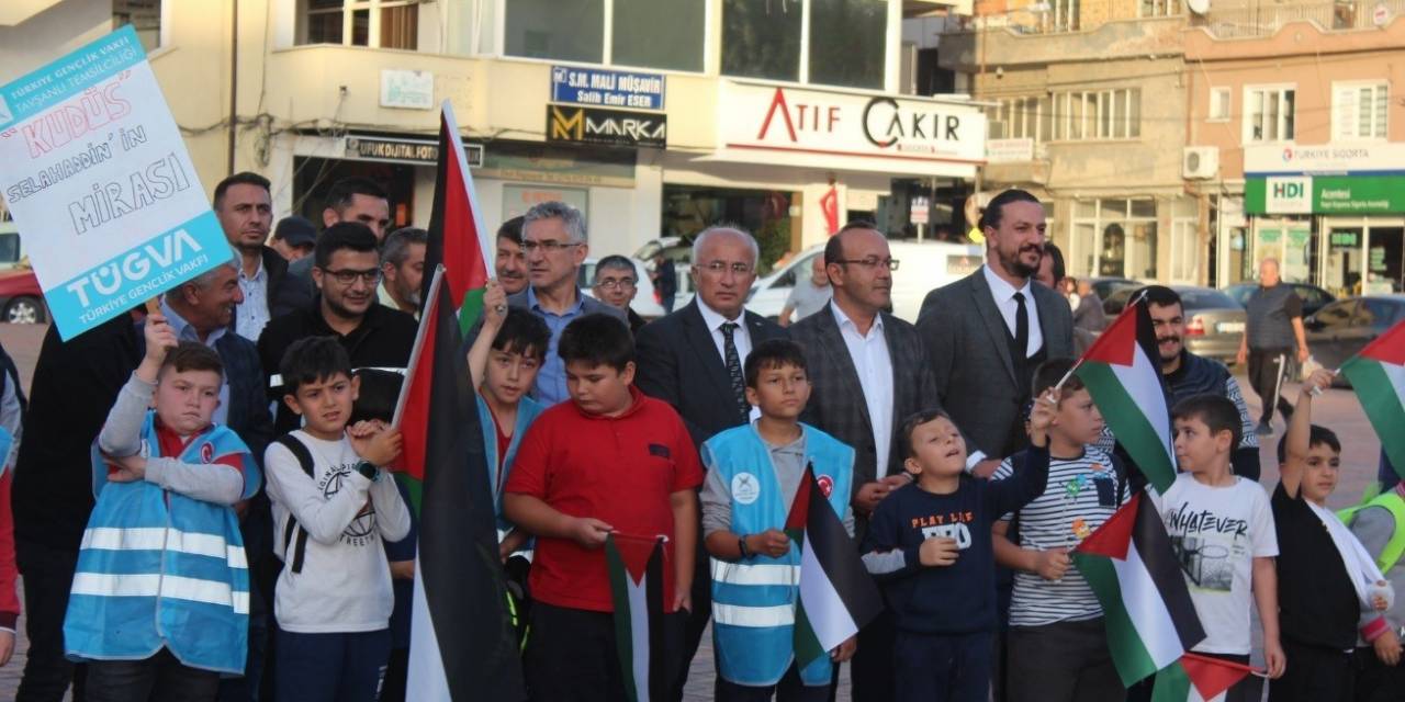 Tavşanlı’dan İsrail’e Protesto