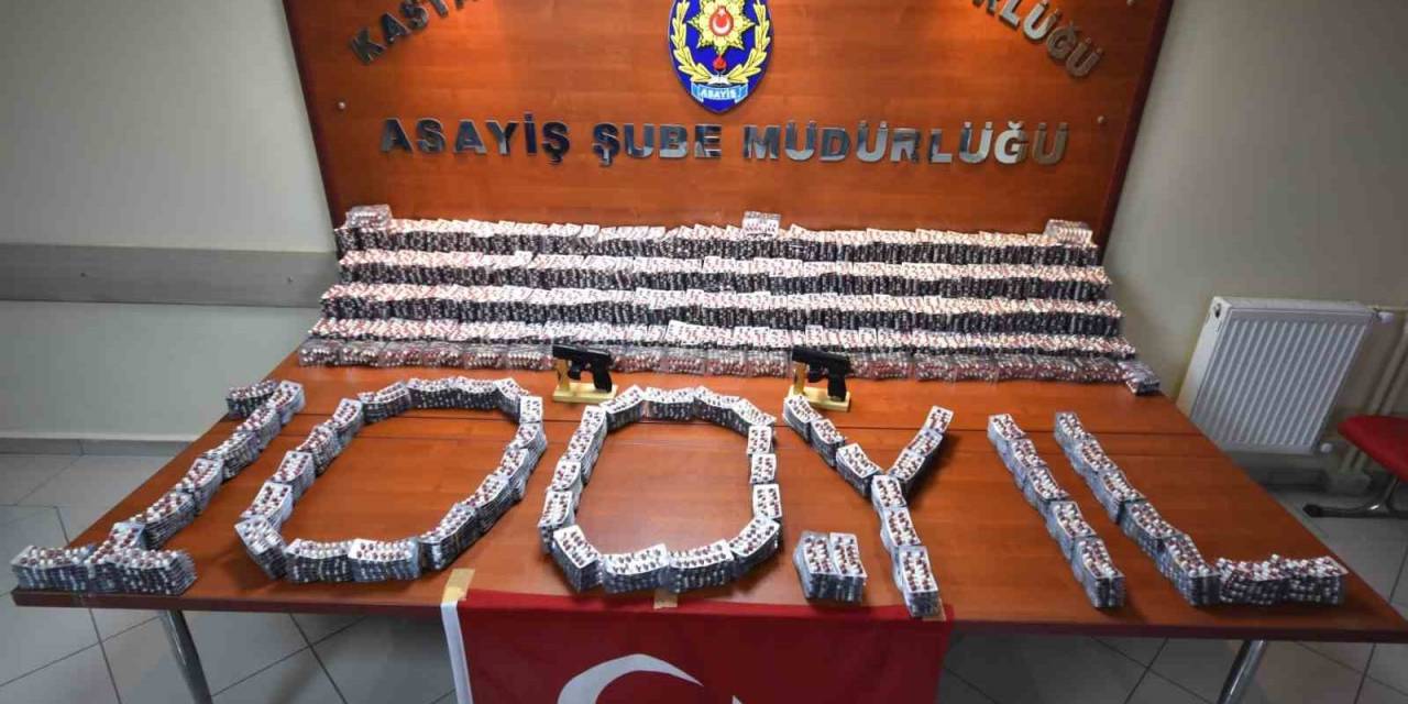 Kastamonu’da Kolilenmiş Halde 67 Bin Adet Uyuşturucu Hap Yakalandı