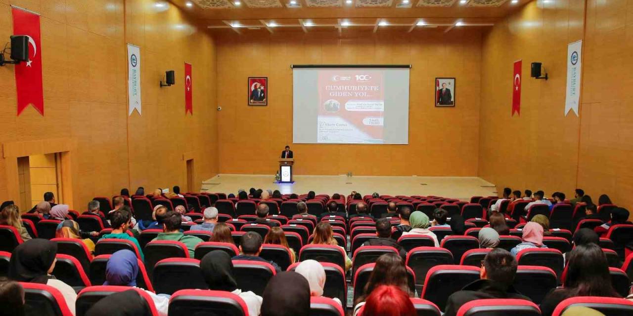 Dekan Prof. Dr. Metin, Cumhuriyet Yüzyılına Giden Yolu Anlattı