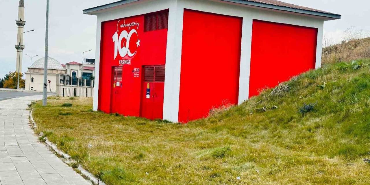 Aras, Cumhuriyetin 100. Yılını Trafolara Resmetti