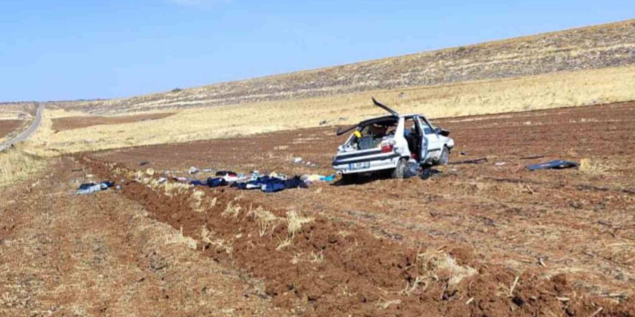 Siverek’te Takla Atan Otomobilin Sürücüsü Ağır Yaralandı