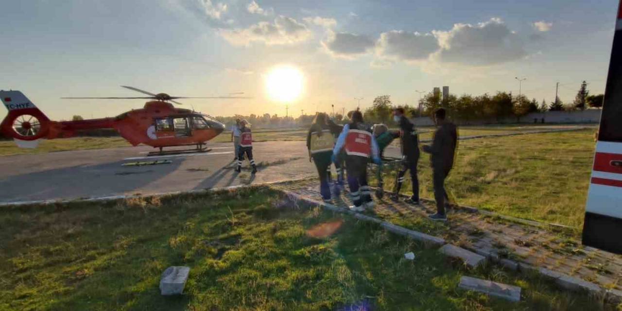 Helikopter Ambulans Aort Diseksiyon Hastası İçin Havalandı