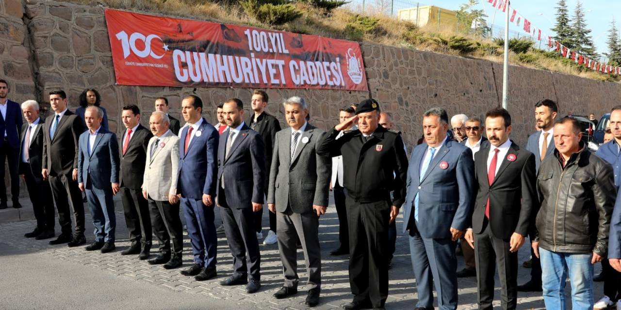 Çankırı’da Bir Caddeye “100. Yıl Cumhuriyet” İsmi Verildi