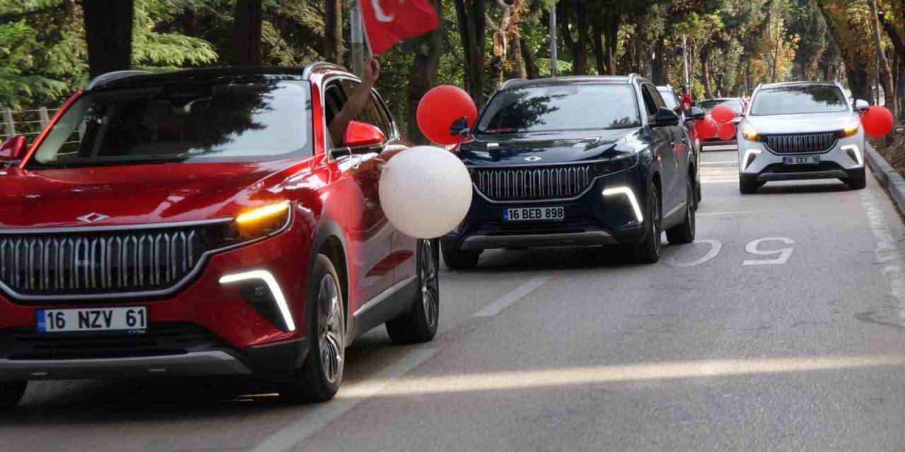 Bursa Sokaklarında Togg İle Cumhuriyet Turu