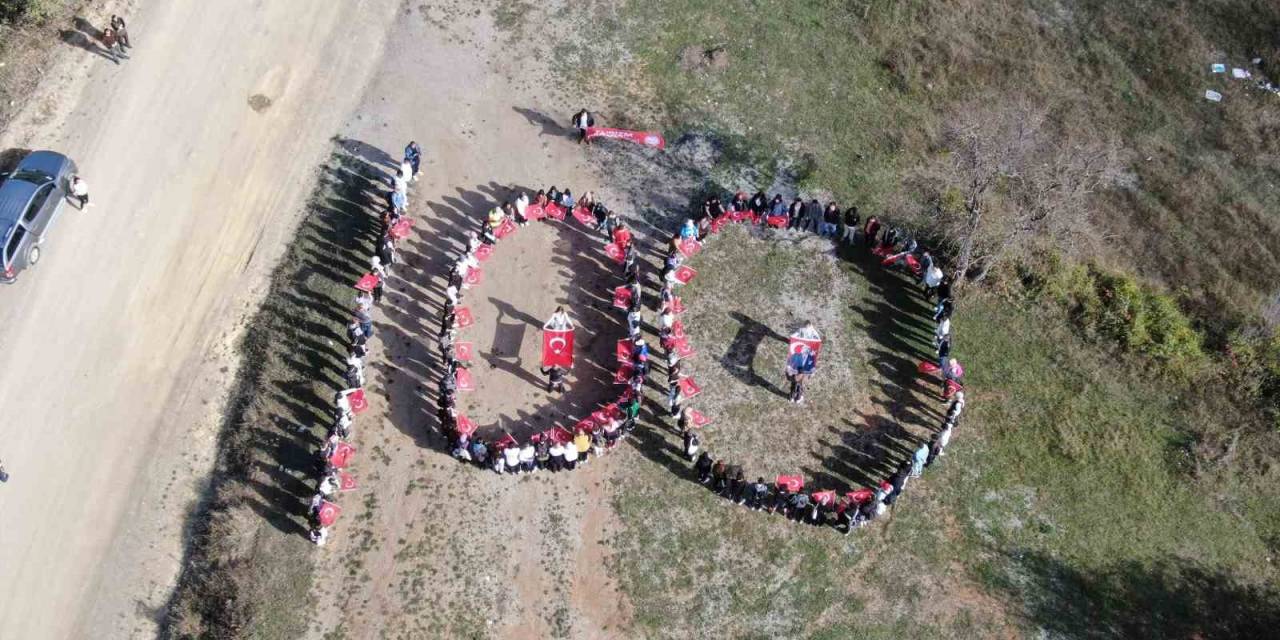 Tüm Erkekleri Savaşlarda Şehit Düşen Köyde Cumhuriyet’in 100. Yılında Anlamlı Yürüyüş