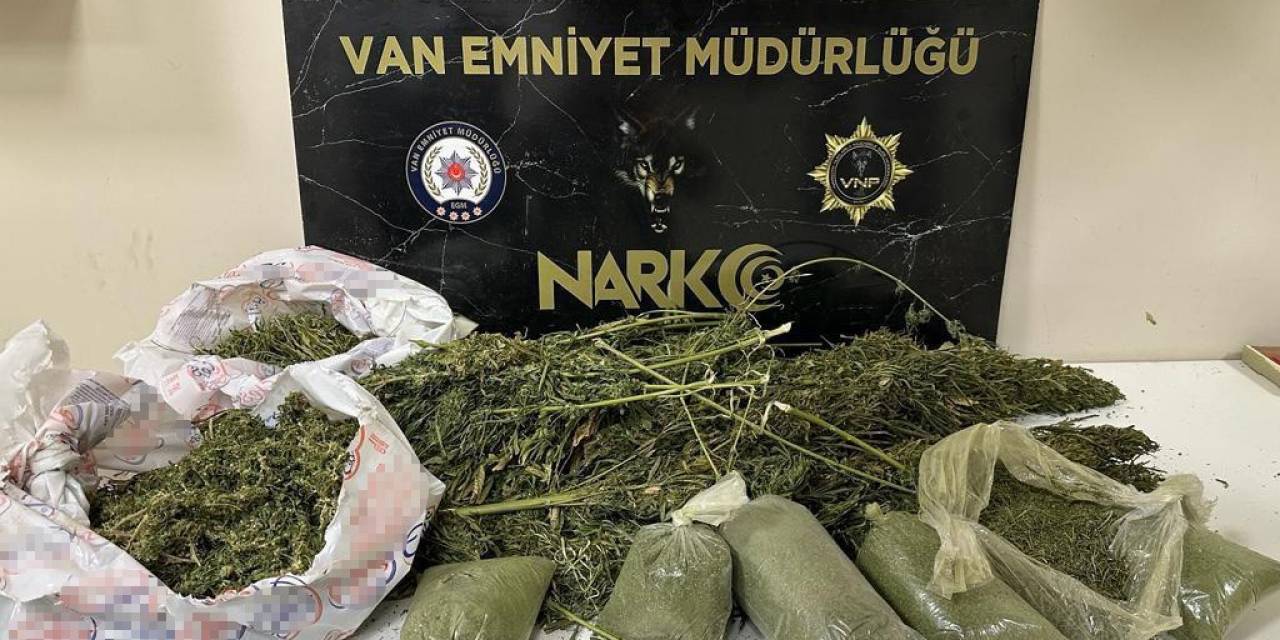 Van’da Esrar Ve Metamfetamin Ele Geçirildi