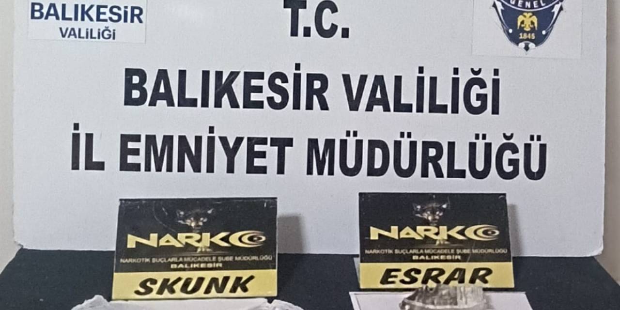Balıkesir’de Yunus Polisinden Şok Uyuşturucu Operasyonu