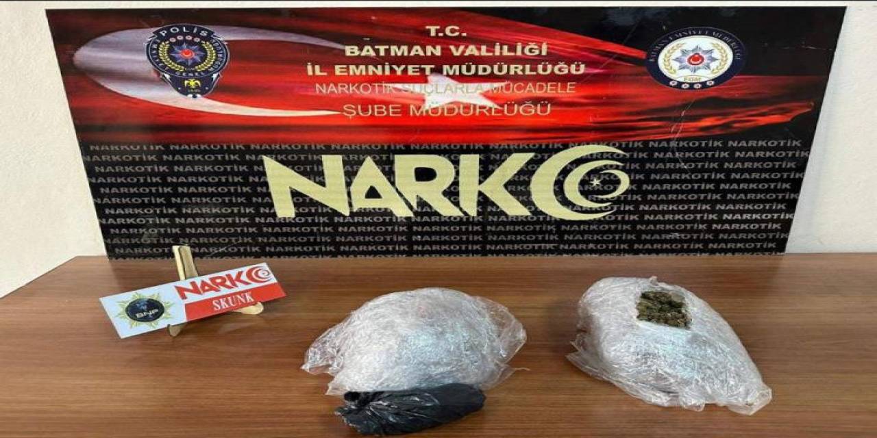 Batman’da Uyuşturucu Operasyonunda 2 İki Tutuklama