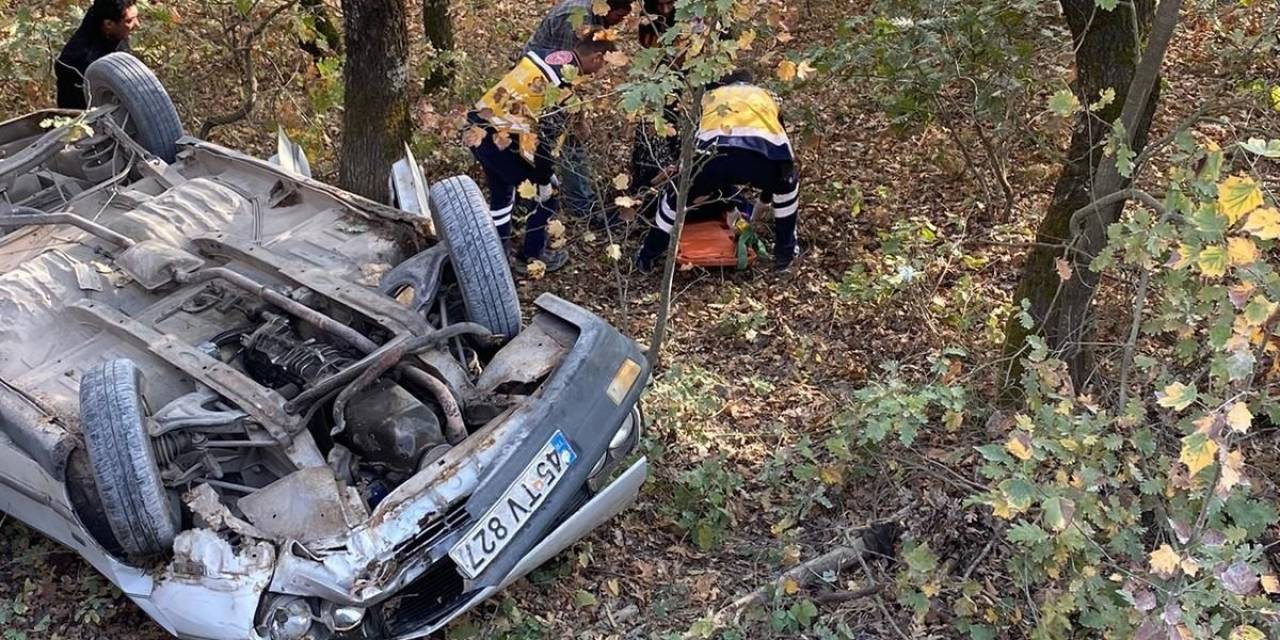Gönen’de Takla Atan Otomobilde Bulunan 5 Kişi Yaralandı