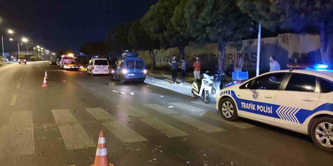 Motosikletli Kurye Kazada Yaşamını Yitirdi