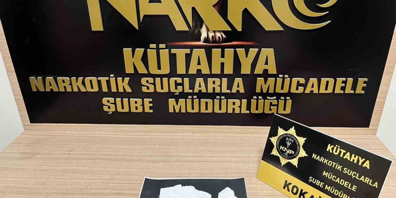 Kütahya’da 395,85 Gram Taş Kokain Ele Geçirildi