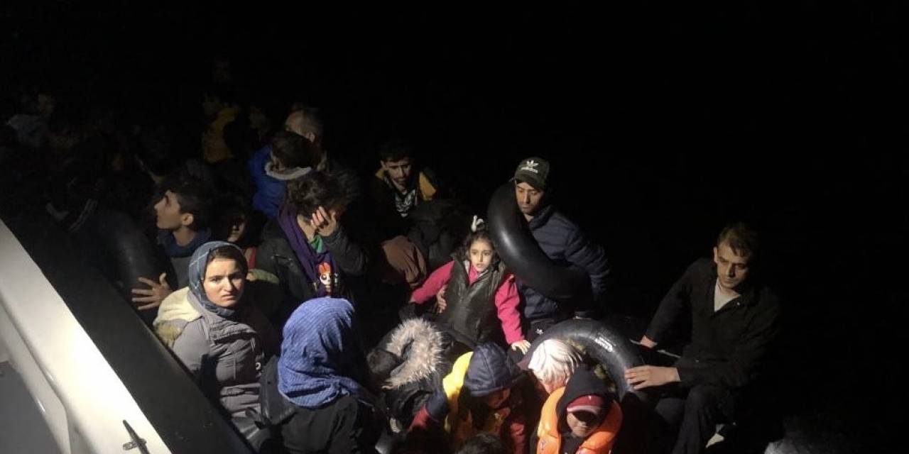 Yunan Unsurlarınca Ölüme Terk Edilen 46 Kaçak Göçmen Kurtarıldı