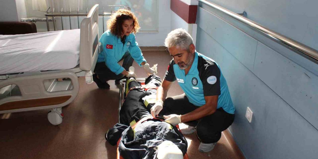 Hastanede Heyecan Dolu Tatbikat