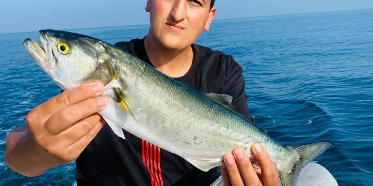 Amatör Balıkçının Oltasına 1 Kiloluk Kofana Balığı Takıldı