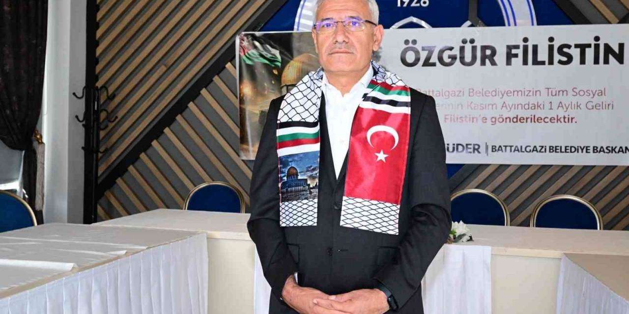 Battalgazi Belediyesi, Sosyal Tesislerin 1 Aylık Gelirini Filistin Halkına Yollayacak