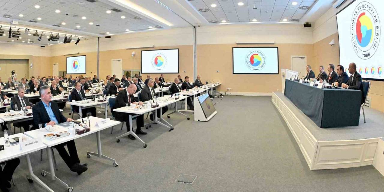 Ato Başkanı Baran, Tobb İç Anadolu Bölge Toplantısı’nda Reel Sektörün Taleplerini Dile Getirdi