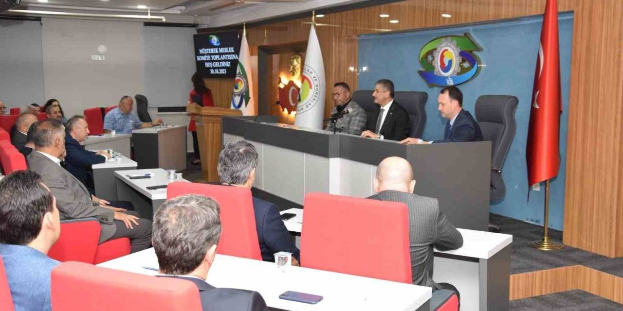 Vali Yavuz, Müşterek Meslek Komite Toplantısı’na Katıldı