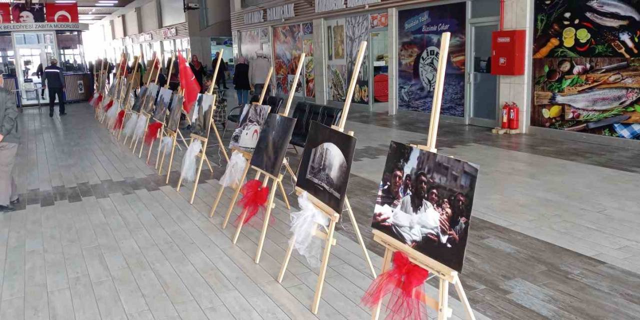 Bozüyük’te Filistin’e Destek Amacıyla Resim Sergisi Açıldı