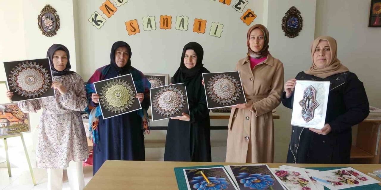 Kadınlar, 3 Boyutlu Tablolarla Bütçelerine Katkı Sağlıyor