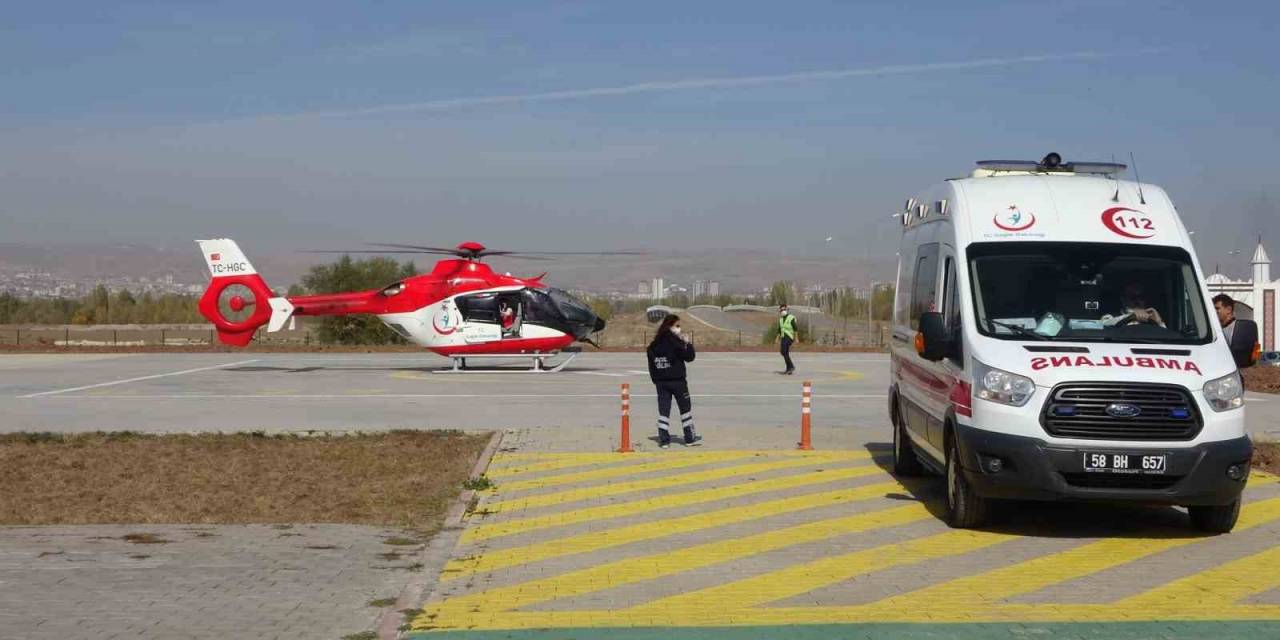 Ambulans Helikopter Bebek İçin Havalandı