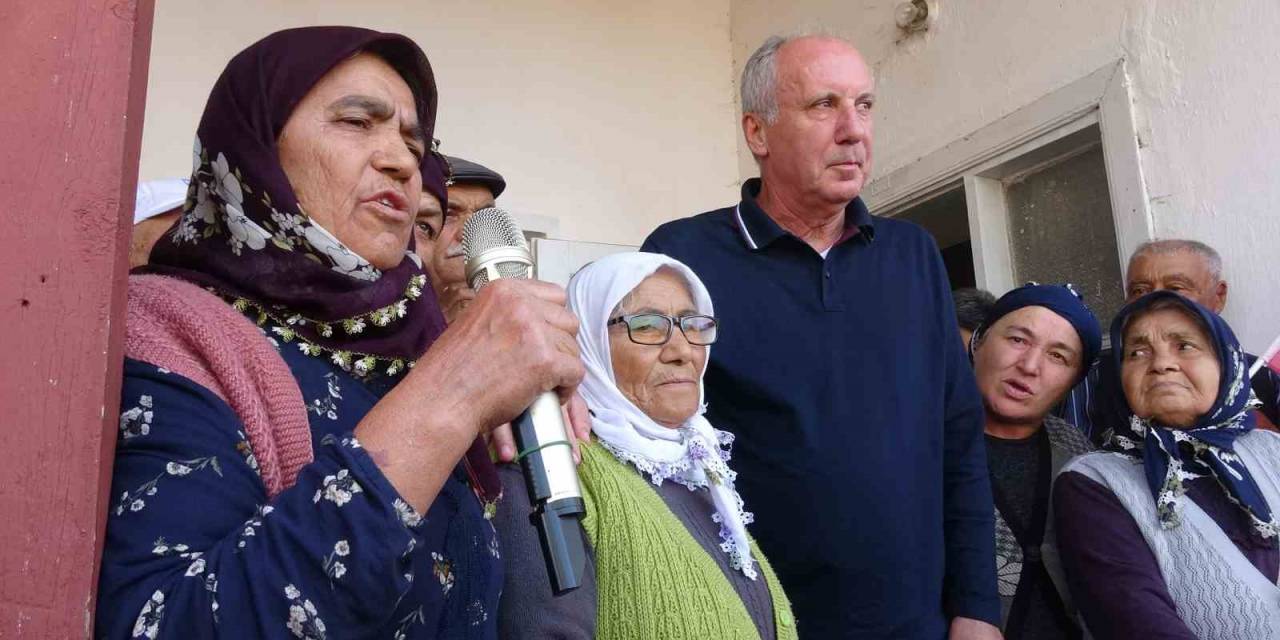 Çocuksuz 100. Yılı Kutlayan Köye Muharrem İnce Börek İkram Etti